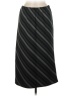 Forgotten Grace Stripes Gray Formal Skirt Size M - photo 1