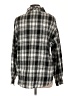 Unbranded Plaid Black Long Sleeve Button-Down Shirt Size L - photo 2