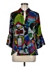 Joseph Ribkoff Color Block Green 3/4 Sleeve Blouse Size 8 - photo 1