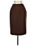 Pendleton 100% Virgin Wool Solid Brown Casual Skirt Size S (estimated, petite) - photo 1