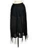 Shein 100% Polyester Black Casual Skirt Size 6 - photo 2