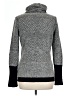 Ellen Tracy Chevron-herringbone Gray Turtleneck Sweater Size L - photo 2