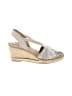 Anne Klein Metallic Silver Wedges Size 7 - photo 1