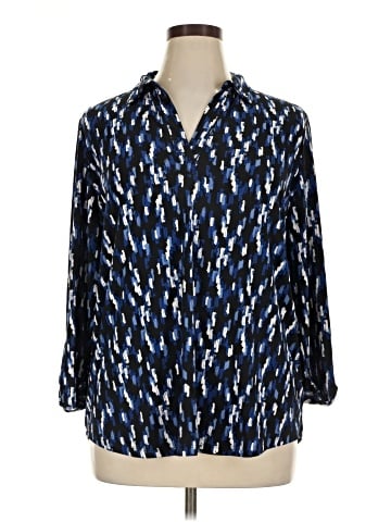 Jones New York Signature 3/4 Sleeve Blouse (view 1)