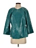 Lafayette 148 New York 100% Leather Solid Teal Jacket Size S (estimated) - photo 1