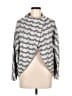 Piazza Sempione Chevron-herringbone Gray Cardigan Size EU (IT) 44 / US 8 - photo 1