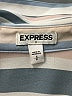 Express Outlet 100% Polyester Stripes Blue Long Sleeve Blouse Size S - photo 7