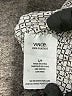 Vince. 100% Silk Houndstooth Silver Gray Short Sleeve Silk Top Size S - photo 8