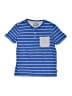 Eddie Bauer Stripes Blue Short Sleeve Henley Size 7 - 8 - photo 1