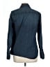Lands' End 100% Baumwolle Solid Blue Long Sleeve Button-Down Shirt Size 12 - photo 2