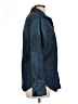 Lands' End 100% Baumwolle Solid Blue Long Sleeve Button-Down Shirt Size 12 - photo 4