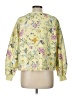Cinq à Sept 100% Cotton Floral Yellow Sweatshirt Size L - photo 2