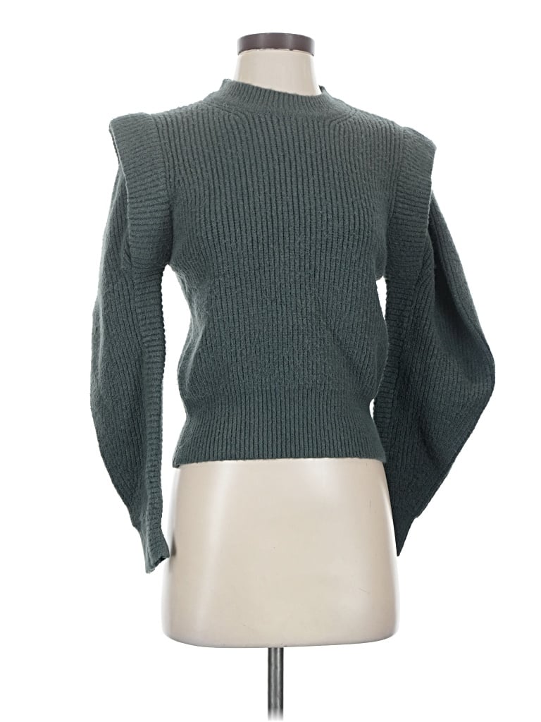 Pre-owned Astr Turtleneck Sweater In Green