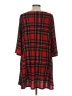 Beeson River Plaid Red Casual Dress Size M - photo 2