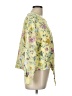 Cinq à Sept 100% Cotton Floral Yellow Sweatshirt Size L - photo 4