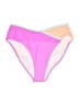 Popvil Color Block Pink Swimsuit Bottoms Size M - photo 1