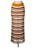 Zara Stripes Orange Casual Skirt Size L - photo 1