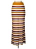 Zara Stripes Orange Casual Skirt Size L - photo 2