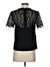 Topshop Black Short Sleeve Blouse Size 4 - photo 2