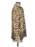 Zara Animal Print Brown 3/4 Sleeve Blouse Size S - photo 4