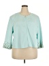 Anne Klein Teal Cardigan Size 3X - photo 1