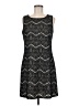 Halo 100% Polyester Black Cocktail Dress Size M - photo 1