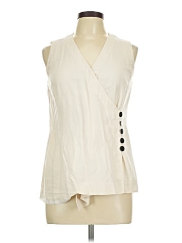 Linda Allard Ellen Tracy Sleeveless Silk Top (view 1)