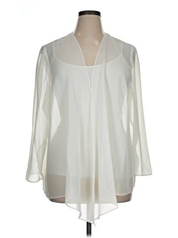 Alex Evenings 3/4 Sleeve Blouse (view 1)