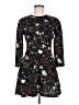 A.L.C. Floral Black Casual Dress Size 6 - photo 1