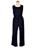 Monteau Solid Blue Jumpsuit Size 2X - photo 1