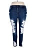 rue21 Graphic Blue Jeans Size 20 - photo 1