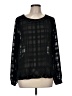 Ann Taylor LOFT 100% Polyester Black Long Sleeve Blouse Size M - photo 1