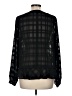 Ann Taylor LOFT 100% Polyester Black Long Sleeve Blouse Size M - photo 2