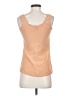 Tabitha 100% Silk Tan Orange Sleeveless Top Size 0 - photo 2