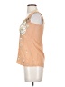 Tabitha 100% Silk Tan Orange Sleeveless Top Size 0 - photo 5