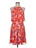 Eliza J 100% Polyester Floral Orange Cocktail Dress Size 6 - photo 1