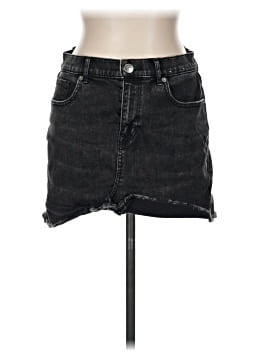 Express Denim Skirt (view 1)