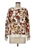 Talbots Floral Ivory Pullover Sweater Size M - photo 1