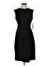 Calvin Klein Solid Black Cocktail Dress Size 4 (petite) - photo 1