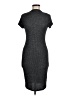 Popular Basics Solid Gray Casual Dress Size M - photo 1
