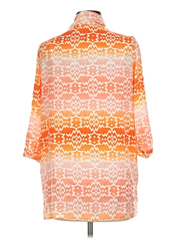 Peach Love Cream California 3/4 Sleeve Blouse (view 2)