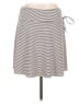 Soybu Stripes Gray Casual Skirt Size L - photo 1
