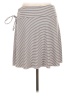 Soybu Stripes Gray Casual Skirt Size L - photo 2