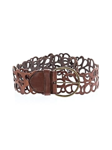 Garnet Hill Leather Belt (view 1)