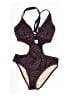 Cupshe Chevron-herringbone Brown Two Piece Swimsuit Size S - photo 1