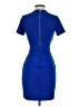 Express Outlet Solid Blue Cocktail Dress Size 2 - photo 2