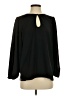 J.Crew 100% Polyester Black Long Sleeve Blouse Size S - photo 1