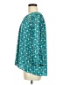 Ann Taylor LOFT 100% Polyester Teal 3/4 Sleeve Blouse Size M - photo 5