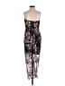 Sam Edelman 100% Polyester Floral Black Cocktail Dress Size 4 - photo 2