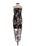 Sam Edelman 100% Polyester Floral Black Cocktail Dress Size 4 - photo 1